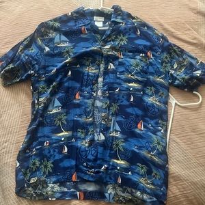 Classic Disney Hawaiian tropical Mickey shirt